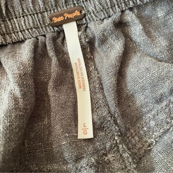 Free People Westmoreland Linen Pull On Shorts - Picture 9 of 9